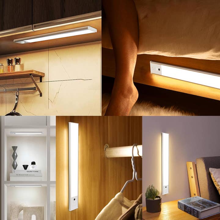 YI LIGHTING LLC - Wholesale Night Light - 12" Rechargeable Under Cabinet Light, Motion Sensor, 3 CCT4