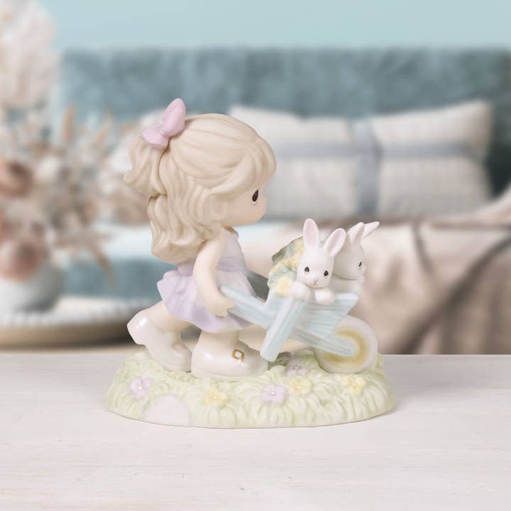 Precious Moments - Wholesale Decorative Figurine - Wishing You Bunny Kisses And Springtime Wishes Figurine4