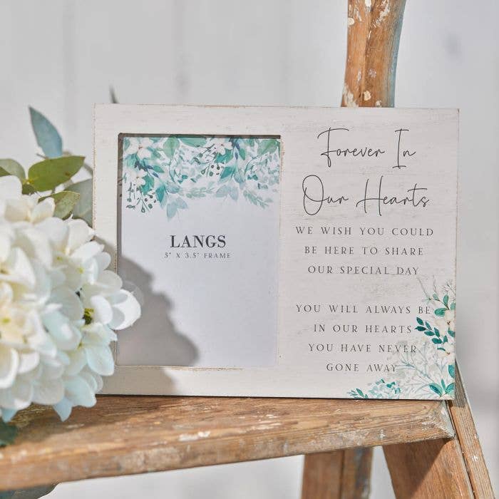 Langs - Wholesale Picture frame - Wedding Remembrance Photo Frame Forever in Our Hearts Wooden
