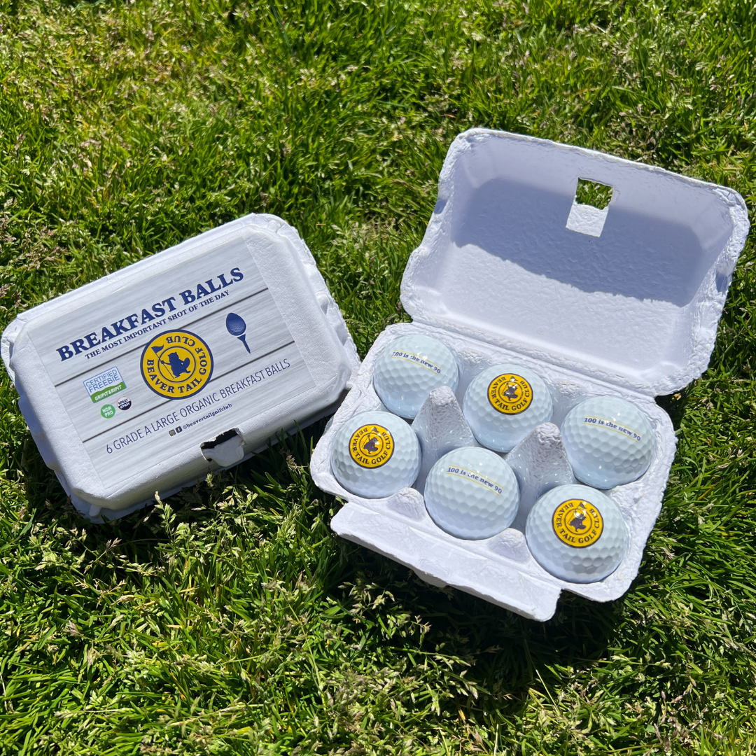 Beaver Tail Golf Club - Wholesale Sports Ball - BREAKFAST BALLS - PACK OF 6 GOLF BALLS5