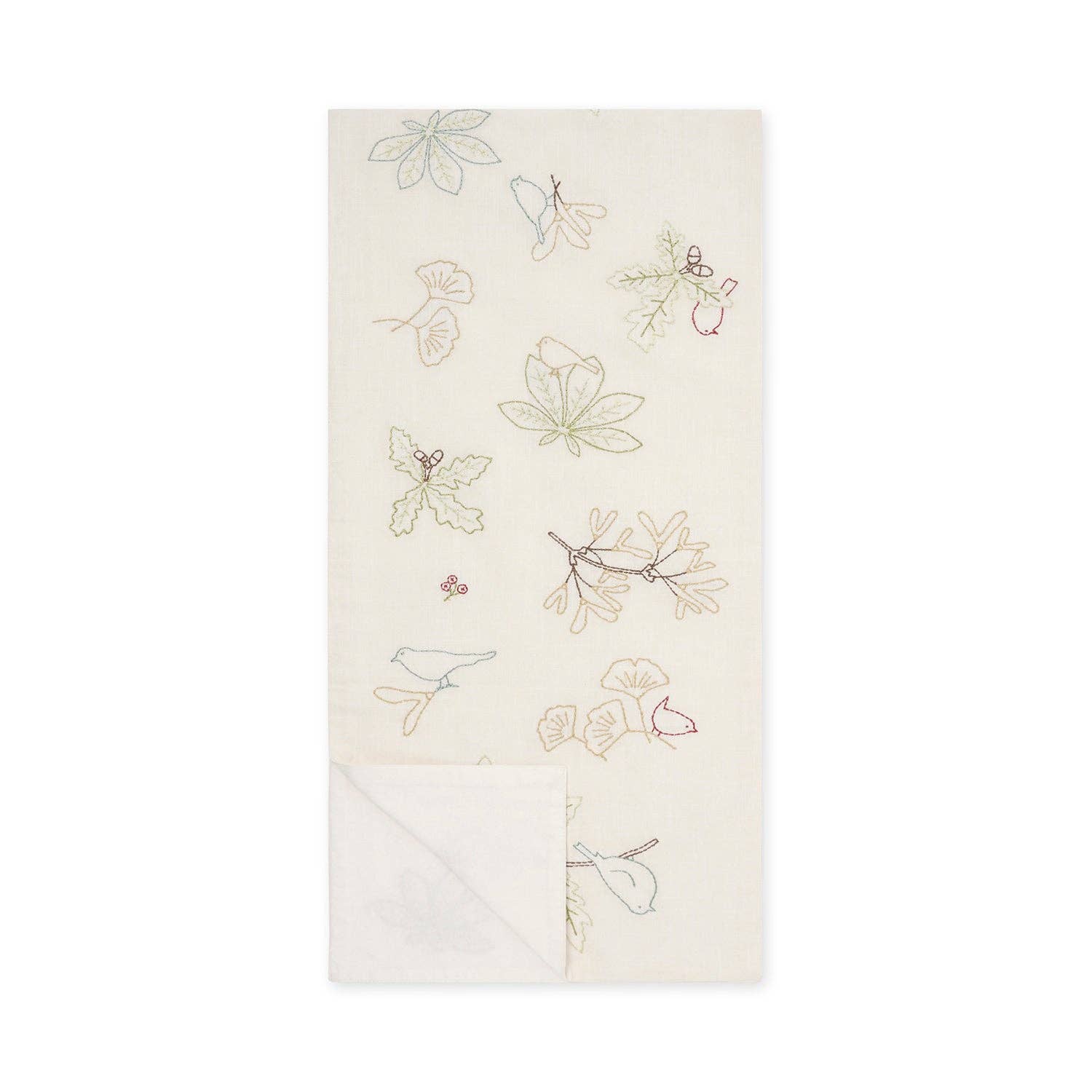 Sophie Allport – wholesale Table runner – Orchard Birds Embroidered Table Runner3