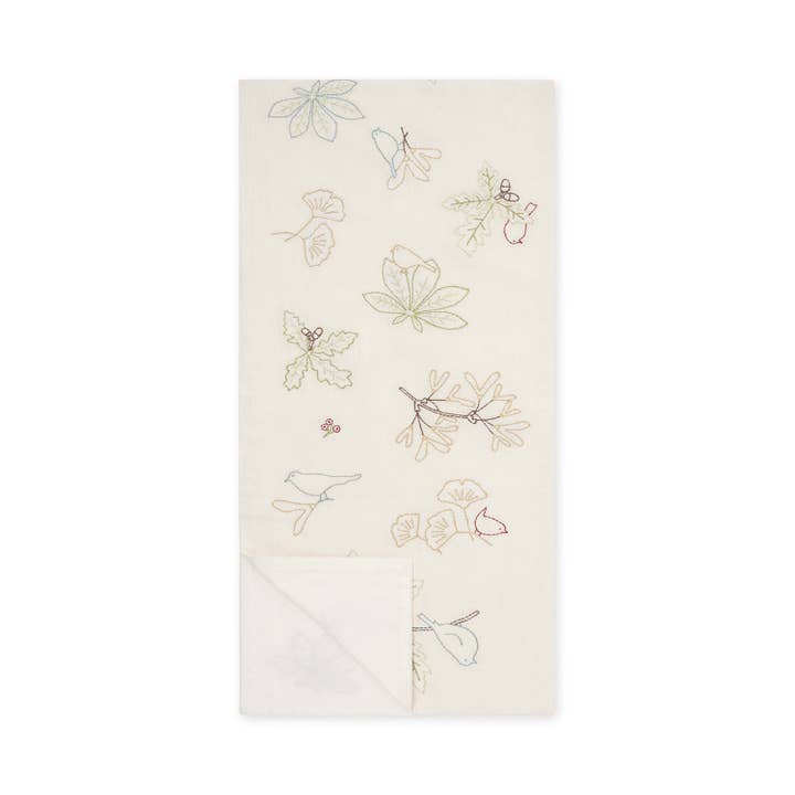 Sophie Allport – wholesale Table runner – Orchard Birds Embroidered Table Runner3