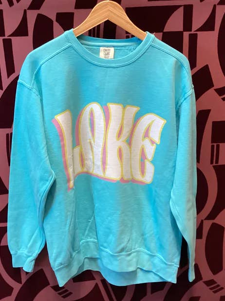 Sweatshirt LAKE por atacado de Backroad social trade co