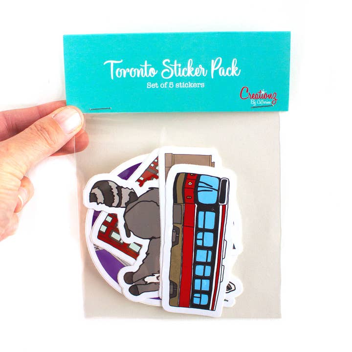 Toronto Sticker Pack for wholesale by Creationzbycatherine Catherine