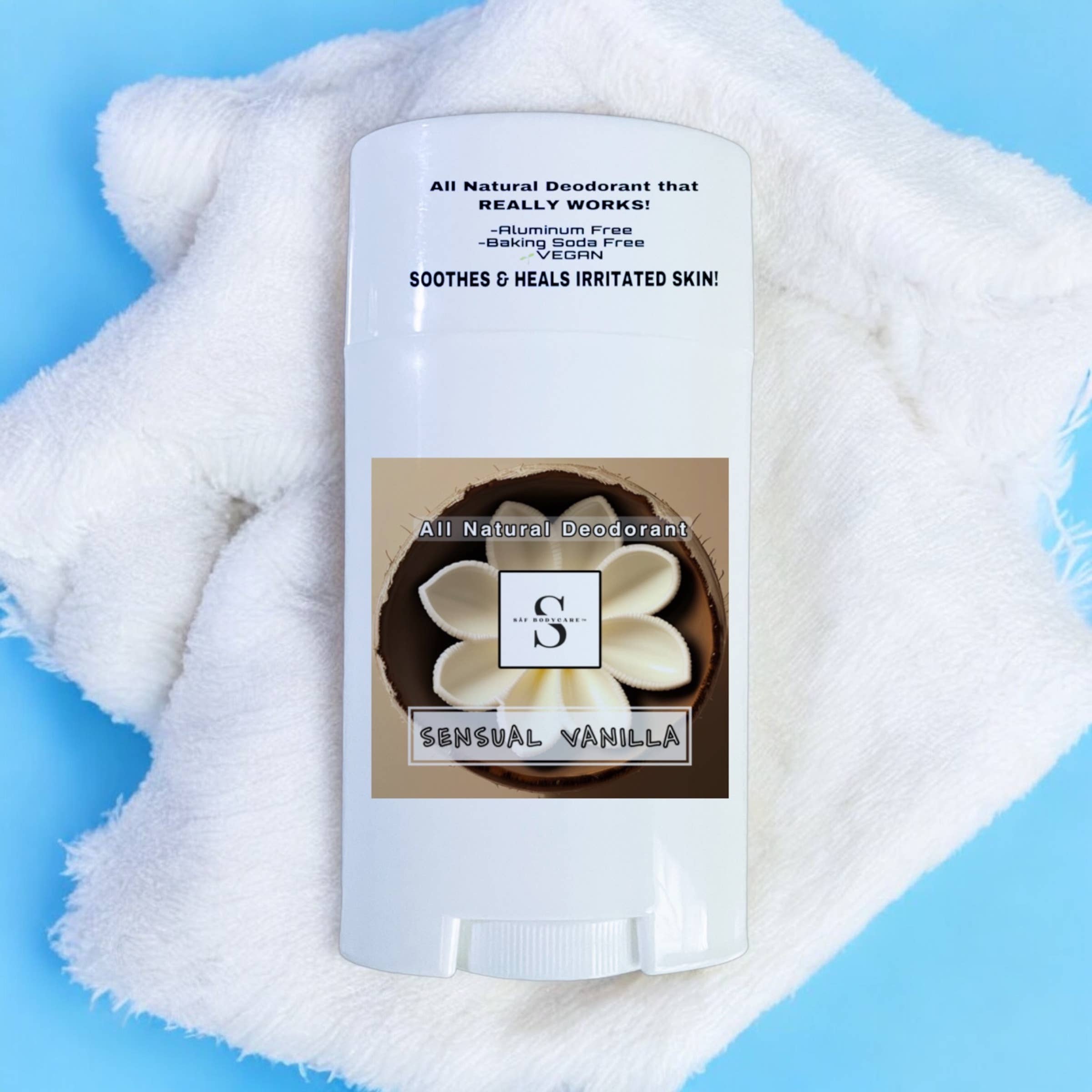 SĀF Body Care - Wholesale Deodorant - Women's - Sensual Vanilla Natural Deodorant, Aluminum Free, Vegan7