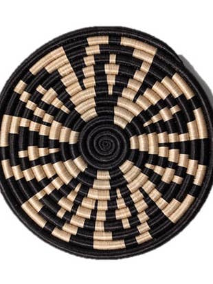 Trivet Pot Stand Or Wall Hanging Art Decor - Tan & Black for wholesale by The African Home Goods