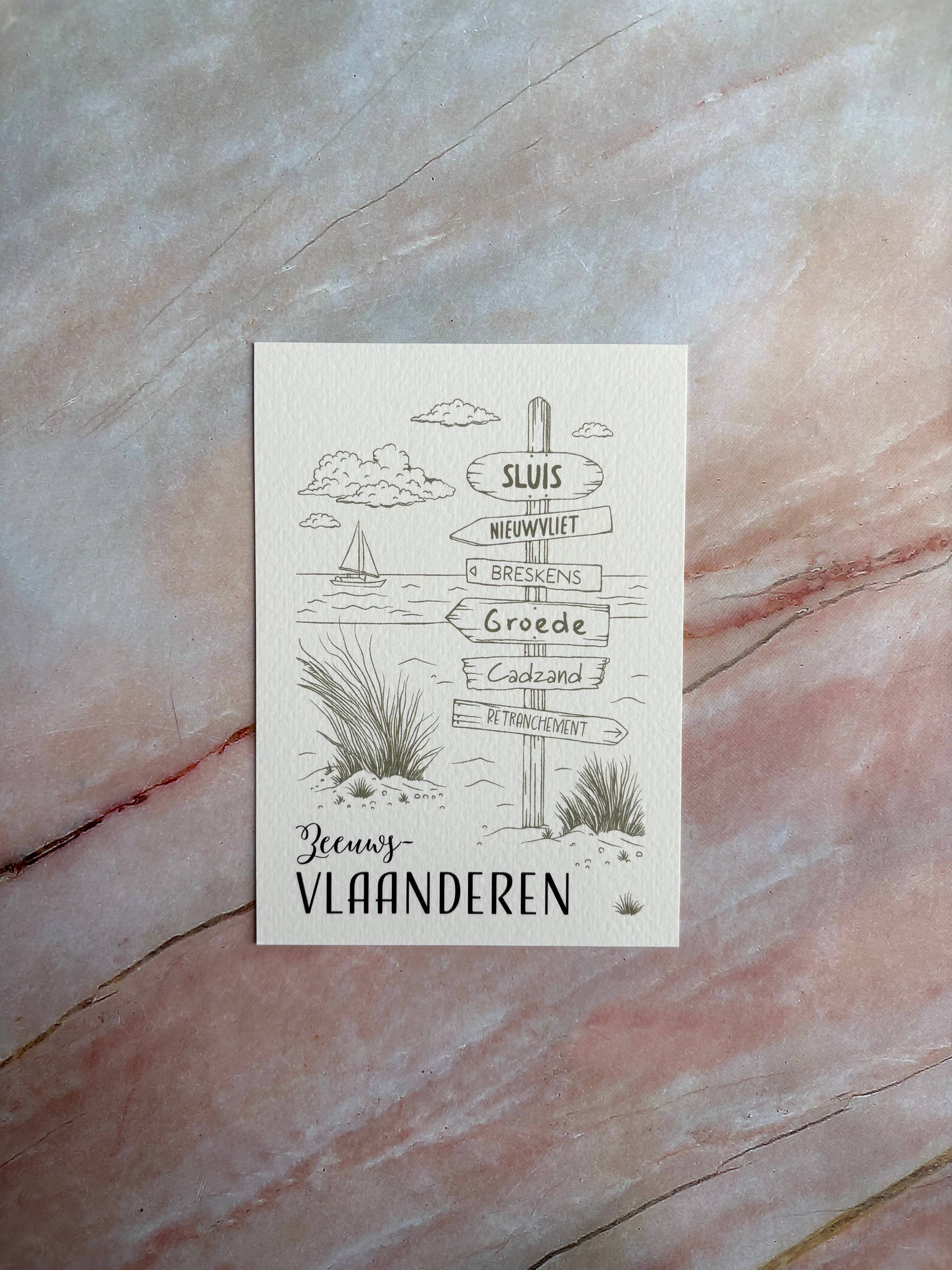 Feu de Mer - Wholesale Postcard - Postcard - Zeelandic Flanders