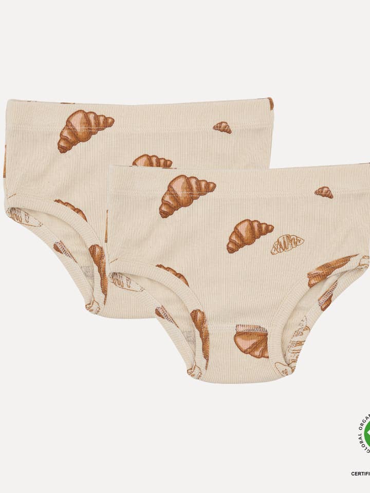 VACVAC studio - Wholesale Underwear/Diaper Cover - Baby - MAGGIE trousers, 2 pack - Croissant large print