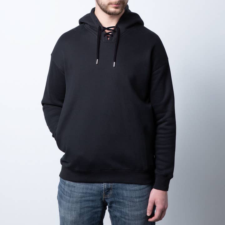 Infinite Sourcing & Trading LLC. - Wholesale Hoodie - Men's - Blank hoodie heavy blend w/Colored drawstring-Build hoodie30