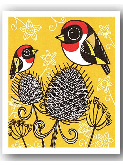 NC007 Distelvinken en kaarsen/kaarsjes - Kat Lendacka voor wholesale door Cardiau Nico Cards