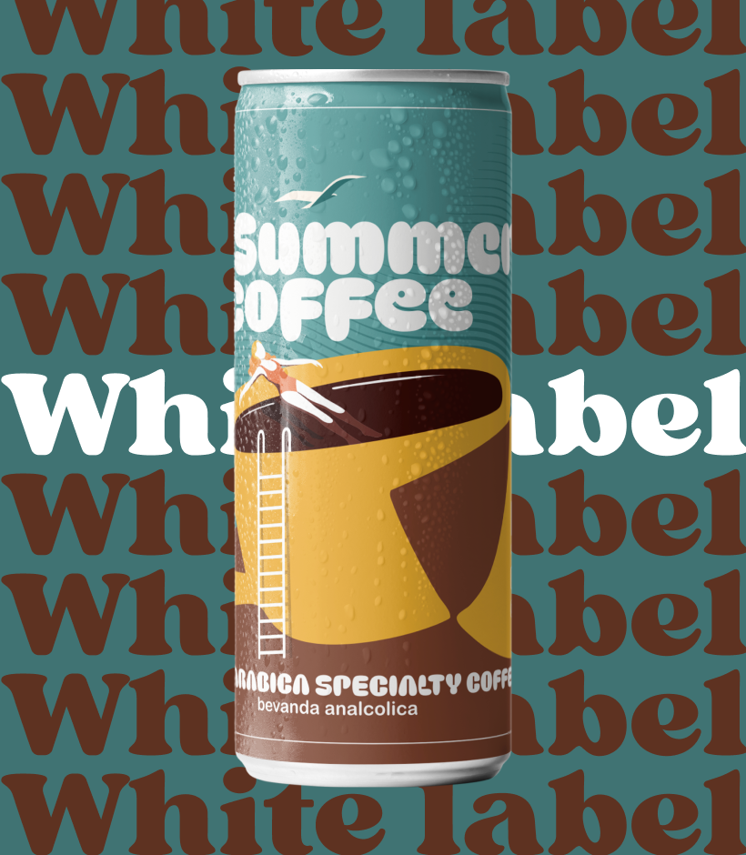 Café 124 srl - Venta al por mayor Café helado/infusiones frías - Cold Brew White o Marca Privada, lata 25 o 20cl2