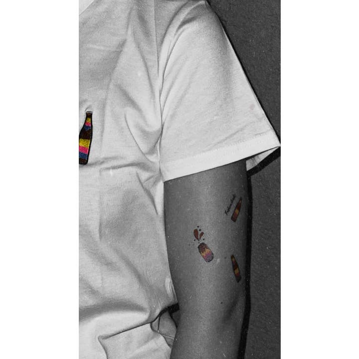 Fashion Drinks – Engroshandel Midlertidig tatovering – Cola Mix | Bæredygtige klæbende tatoveringer1