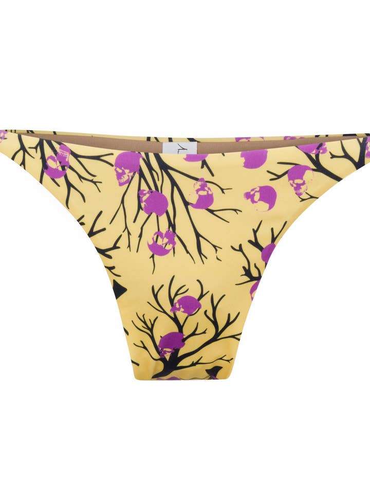 MORTA QUERCIA SENAPE & VIOLA FONDO BIKINI FRANCESE per la vendita all'ingrosso da parte di Reigning Fury