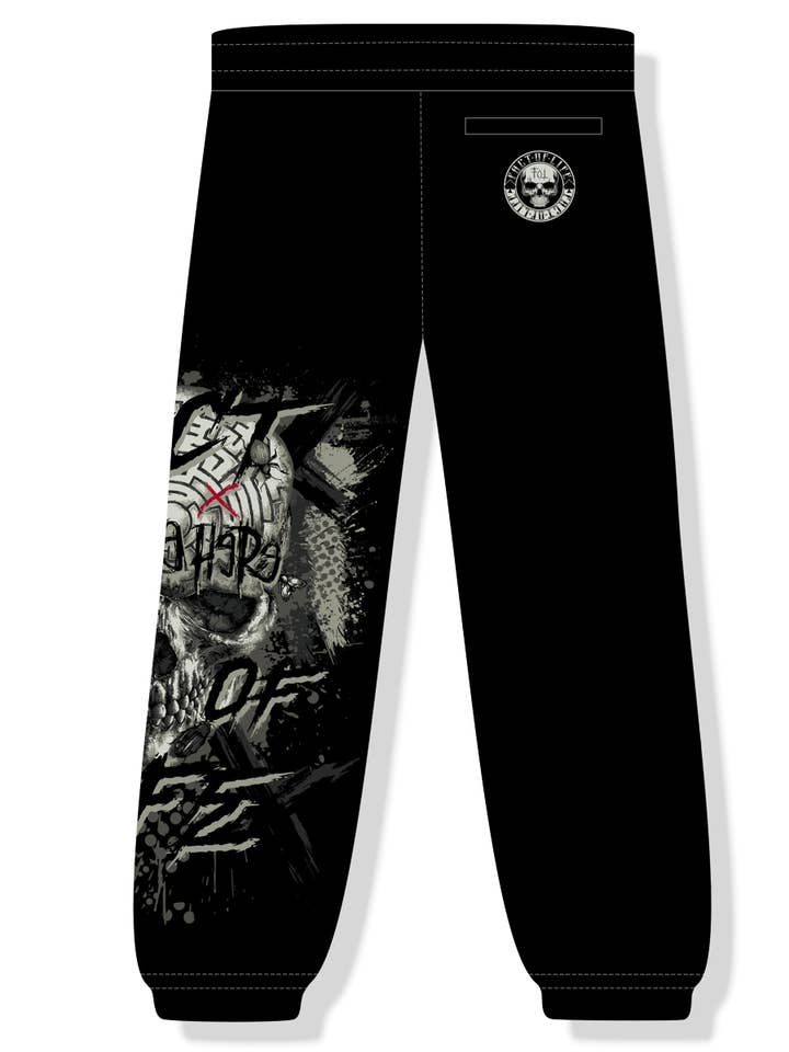 Fact of Life - Wholesale Athletic Sweatpants/Joggers - Men's - Fact of Life Sweatpants "Labyrinth" JH-14 black2