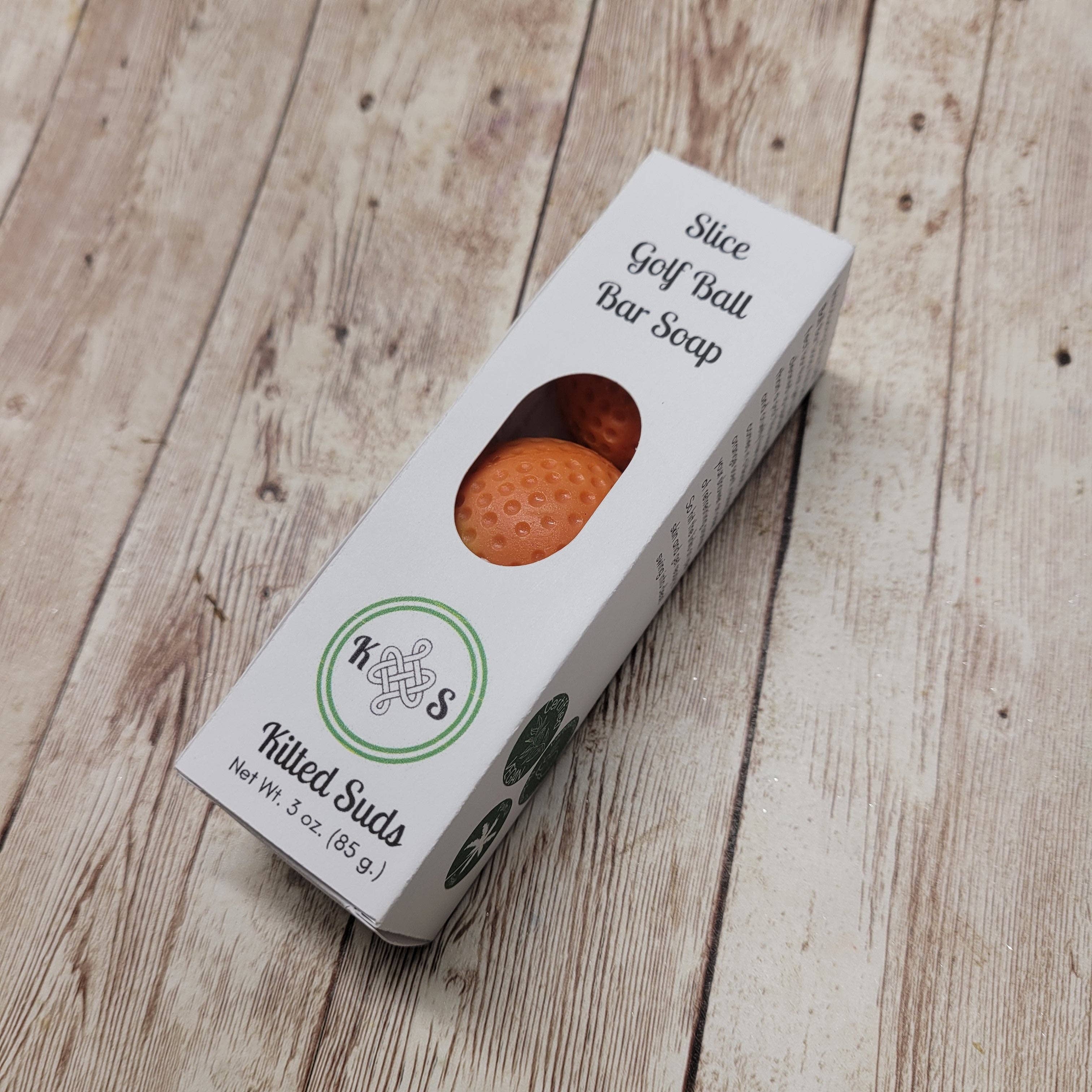 Kilted Suds - Wholesale Bar Soap - Slice Golf Ball Bar Soap1