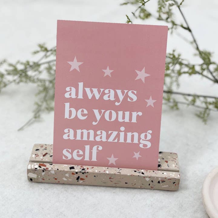 Word Up Creative - Wholesale Postcard - Pink Positivity / Self Love Quote Postcards1