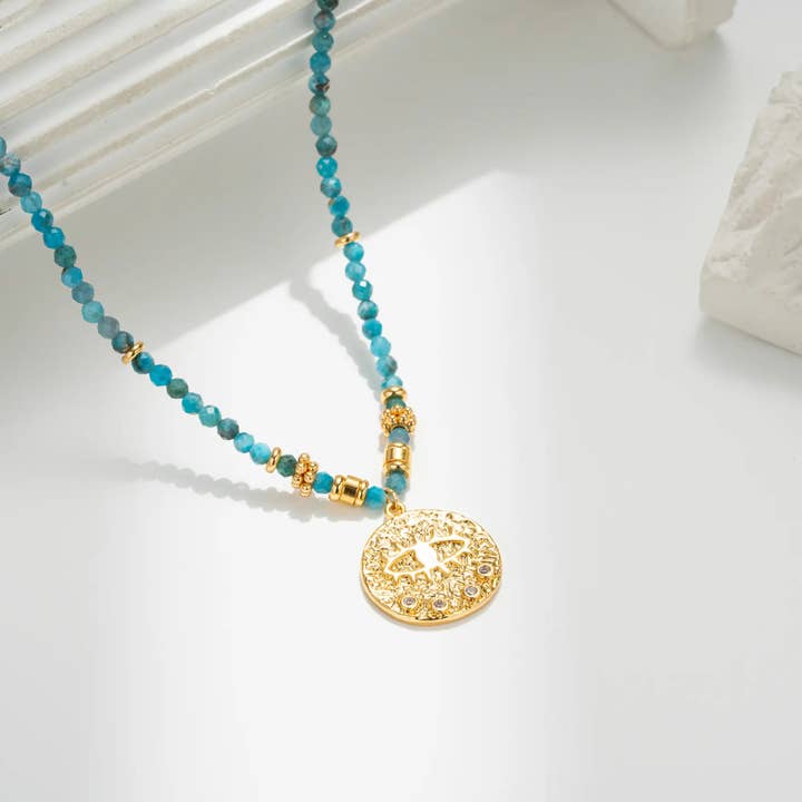 Copper Pendant Necklace with Cubic Zirconia for wholesale by Silver Sara