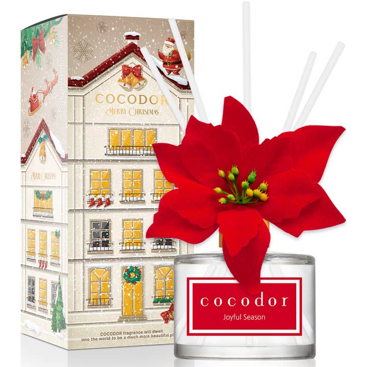 Cocodor Italy srl - Venta al por mayor Difusores de palitos - Difusor Cocodor Poinsettia 200 ml en aroma Joyful Season