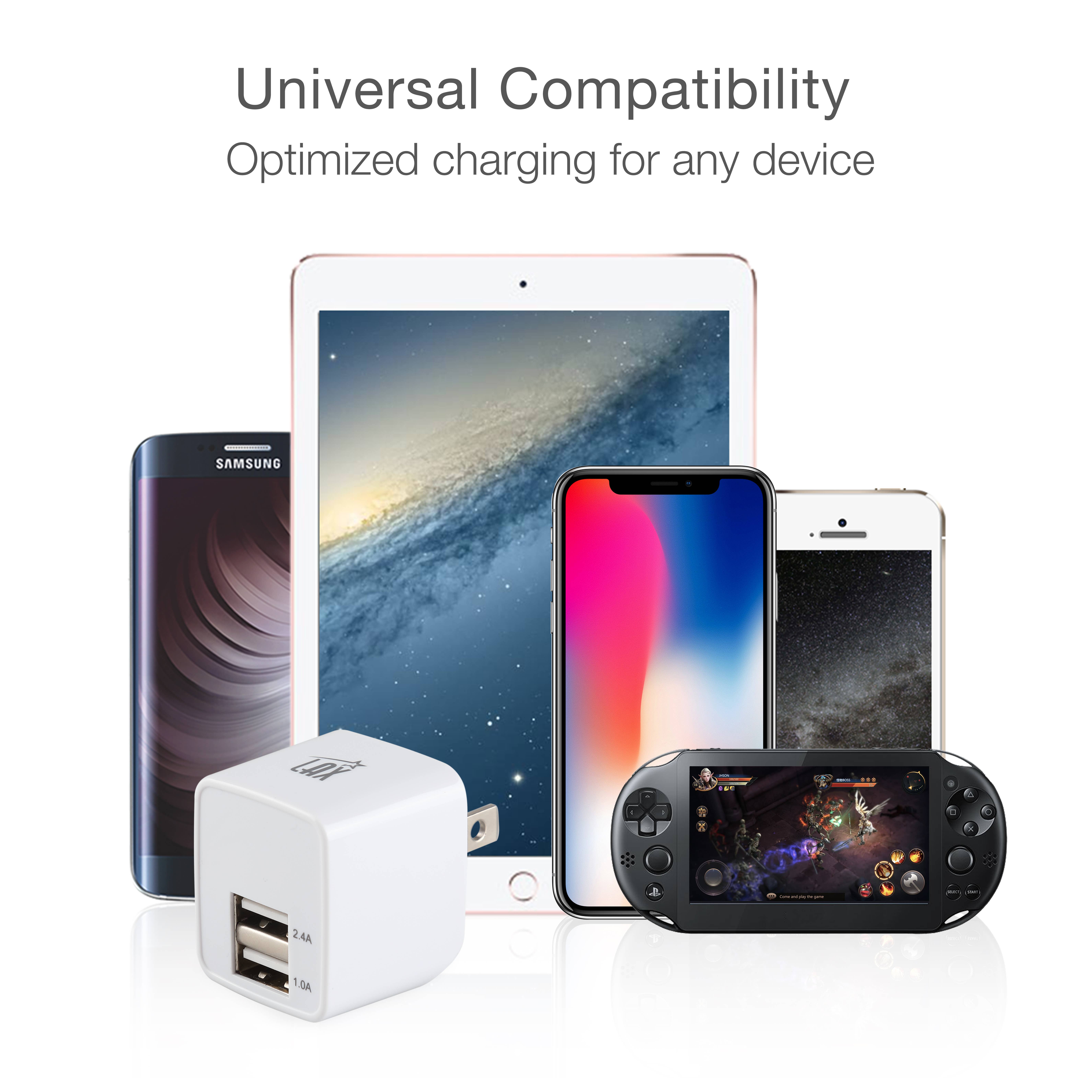 LAX Gadgets - Wholesale Portable Charger - Ultra-Compact Dual USB Wall Charger – Retail Packaging14