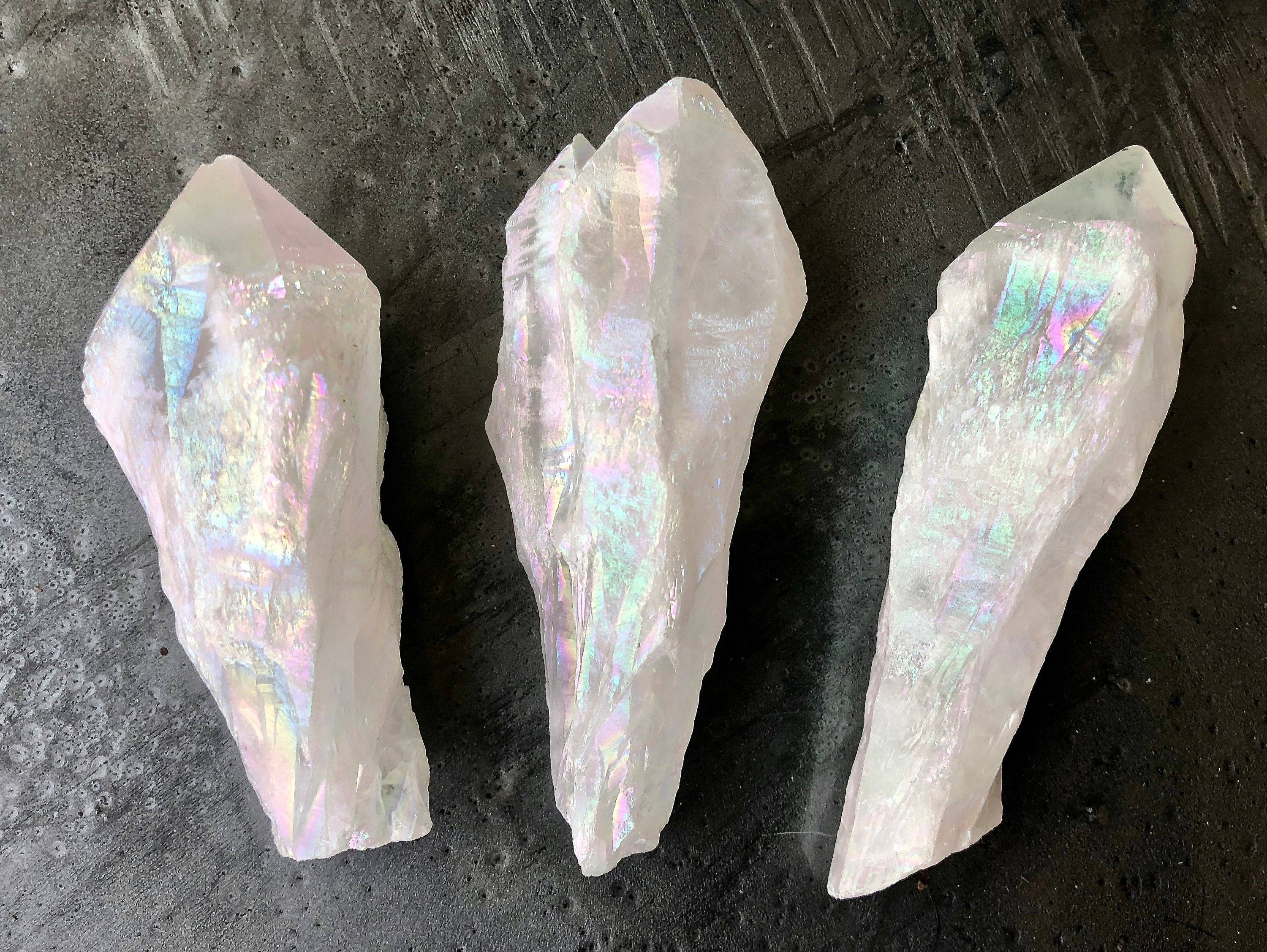 New Moon Beginnings - Wholesale Spiritual Stone/Crystal - Raw Angel Aura Quartz Crystal Point9