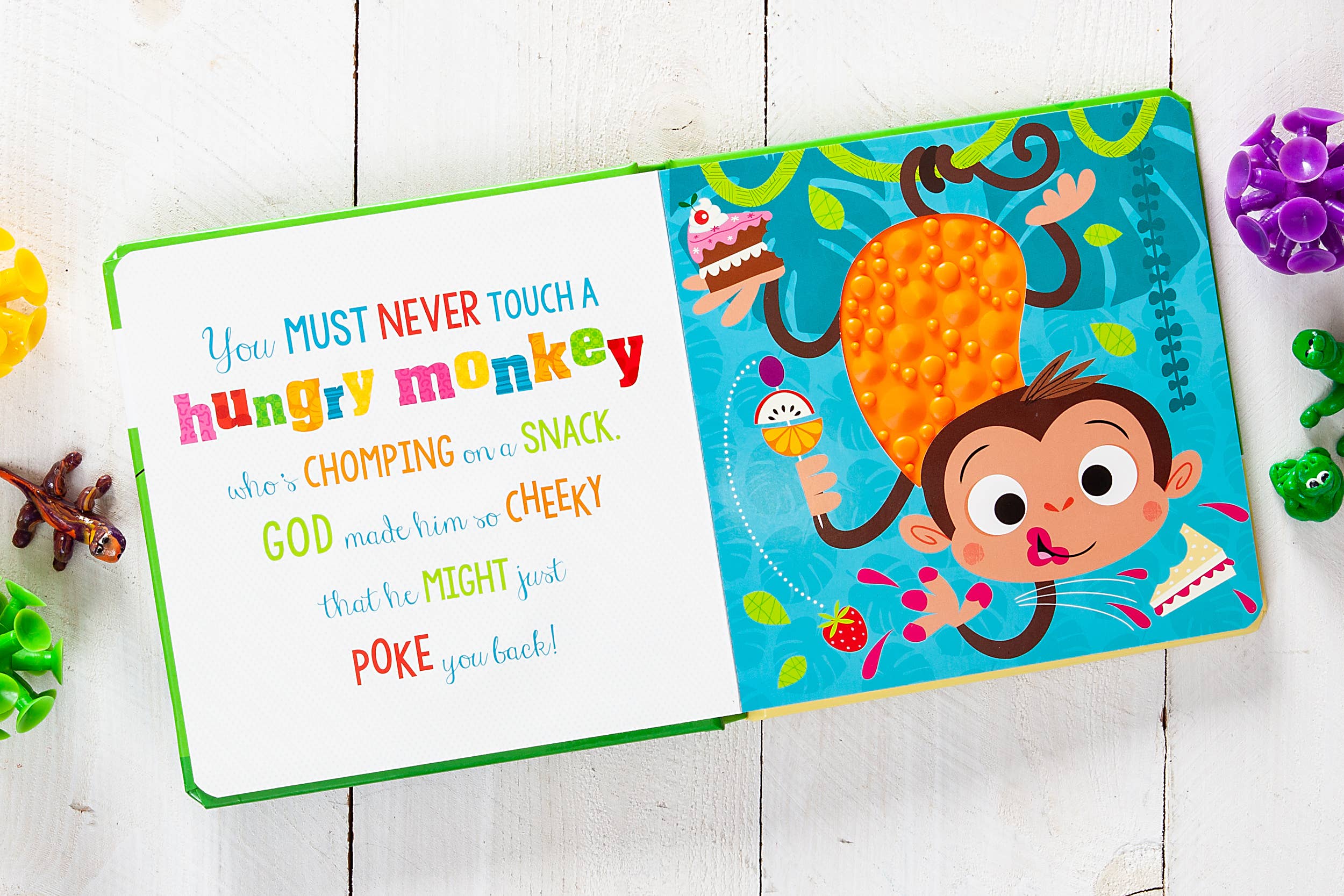 BroadStreet Publishing Group, LLC – wholesale Baby and toddler book (0–2) – Never Touch God’s Hungry Animals (Tactile Book - Ages 0+)2