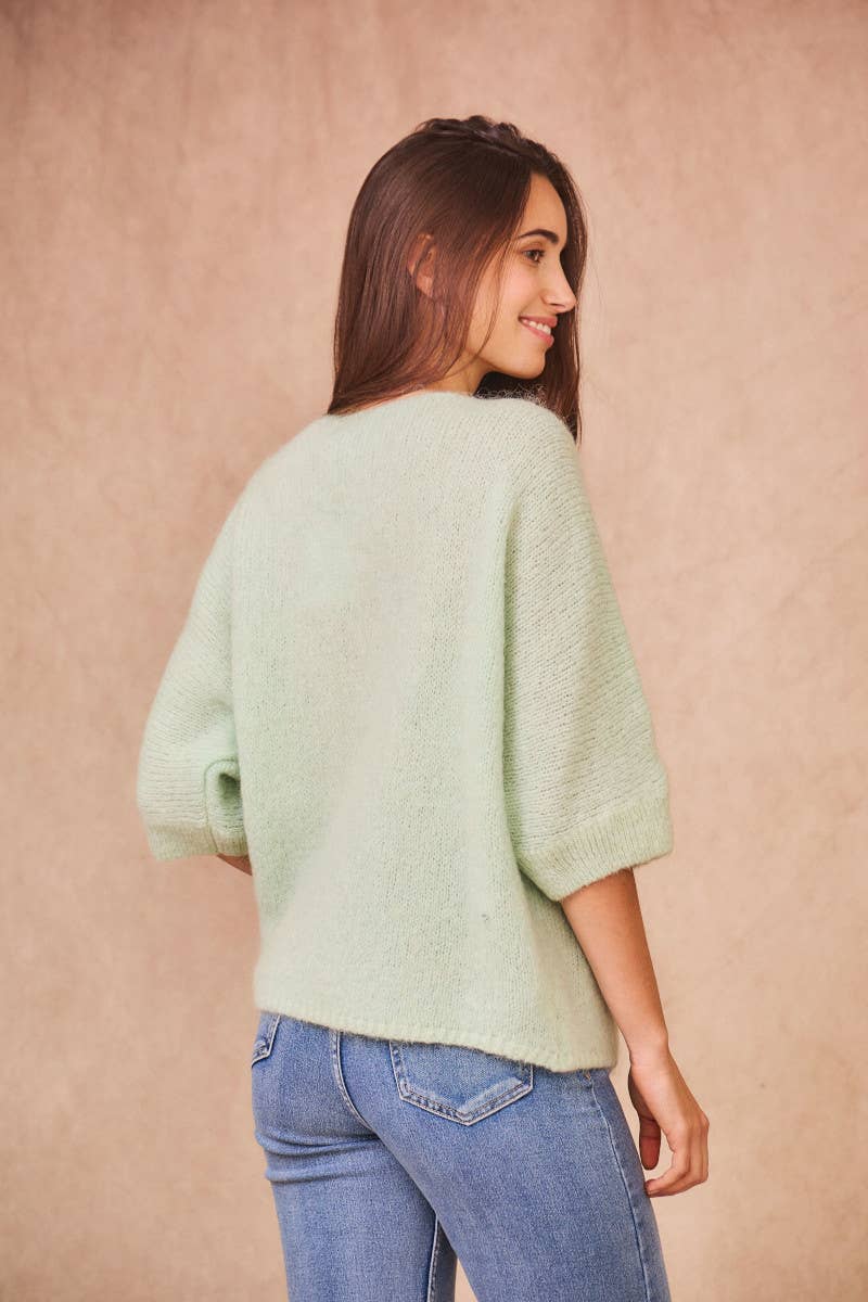 Calie Paris - Venta al por mayor Jersey de punto - Mujer - Suéter elegante de mohair kid4