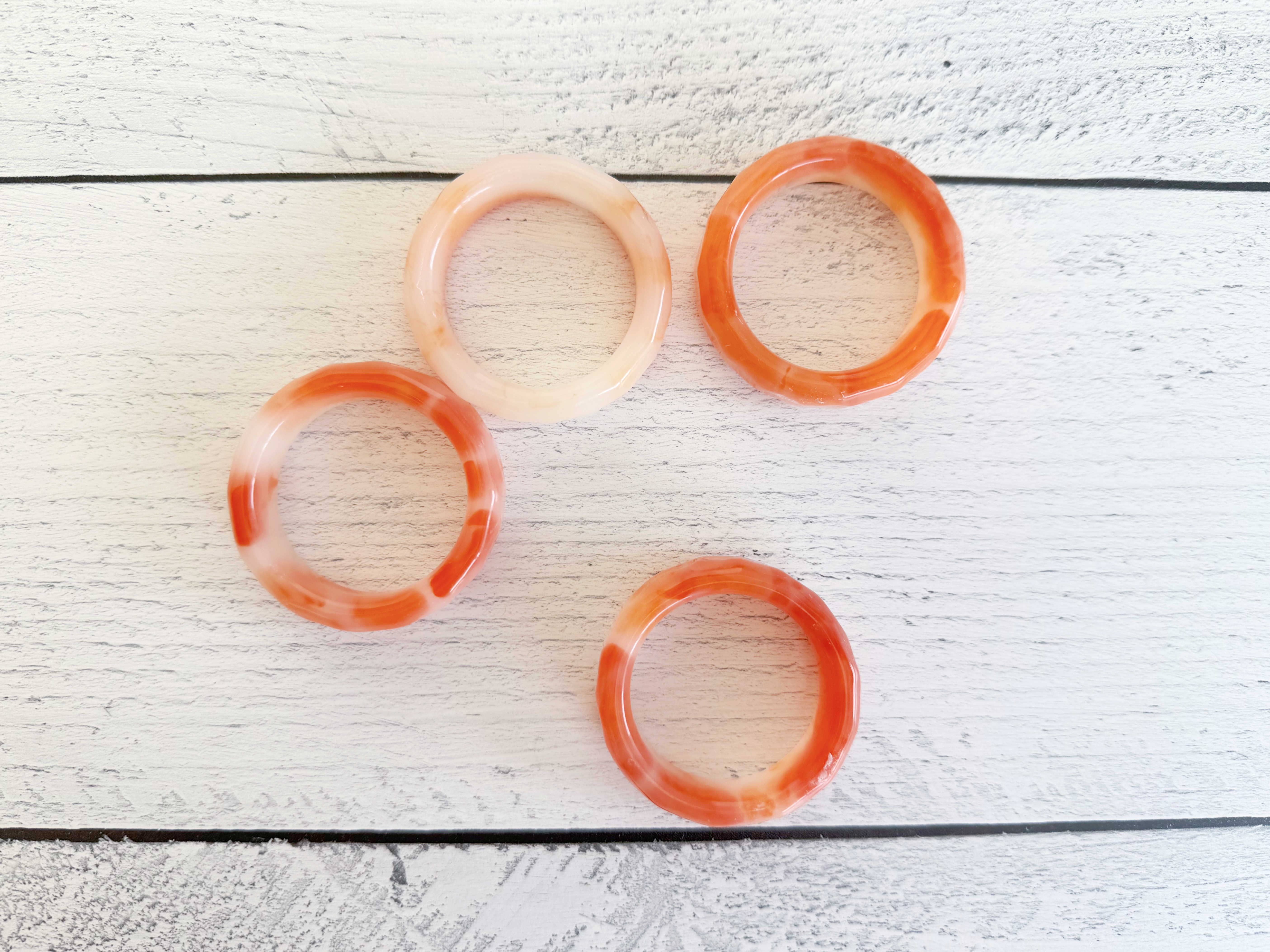 Dot and Army - Wholesale Napkin Ring - Sherbet Napkin Rings, set of four4