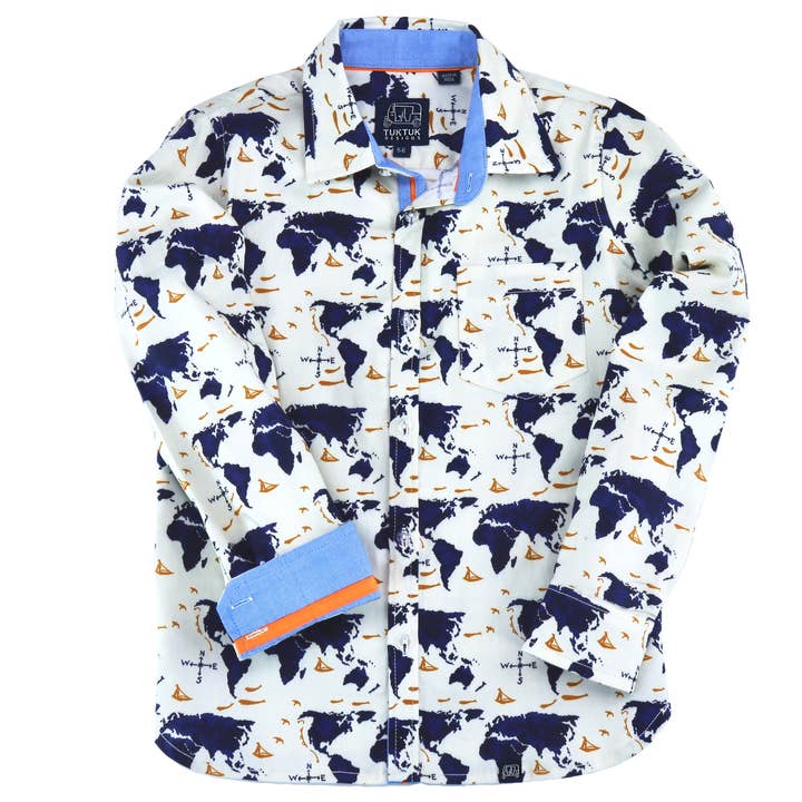 Globetrotter - Manches longues pour la vente par TukTuk Designs