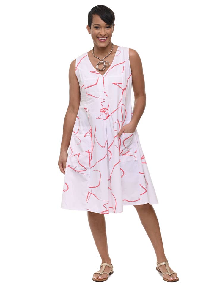 Tulip Clothing – wholesale Klänning - Dam – CV656 Poppie Klänning i Hibiscus Band**1