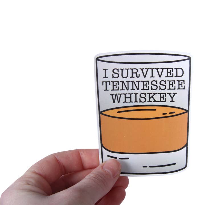 I Survived Tennessee Whiskey Sticker for wholesale by Barrel Down South