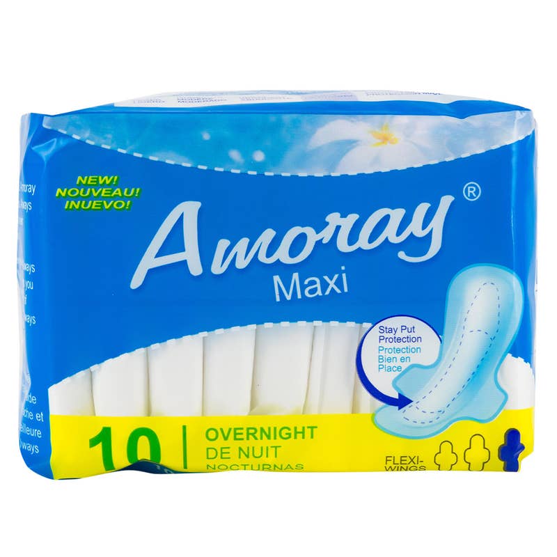 Deluxe Import Trading – wholesale Tamponger – Amoray Maxi-bindor Flexi-Wings Natt 10 st0