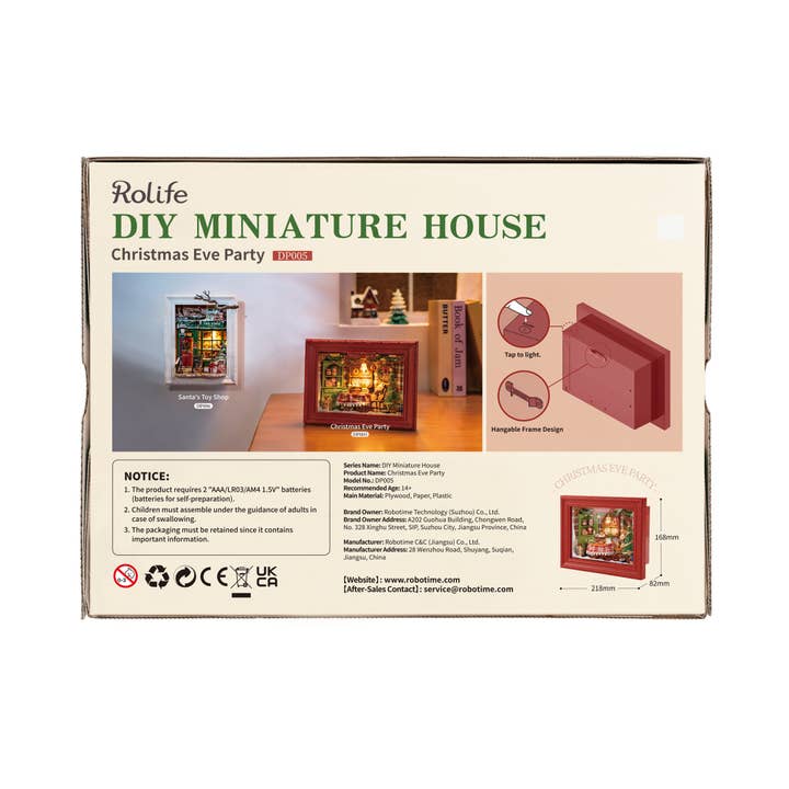 Magnote - Wholesale DIY Craft Kit - Rolife Christmas Eve Party 3D Wooden Puzzle Kit2
