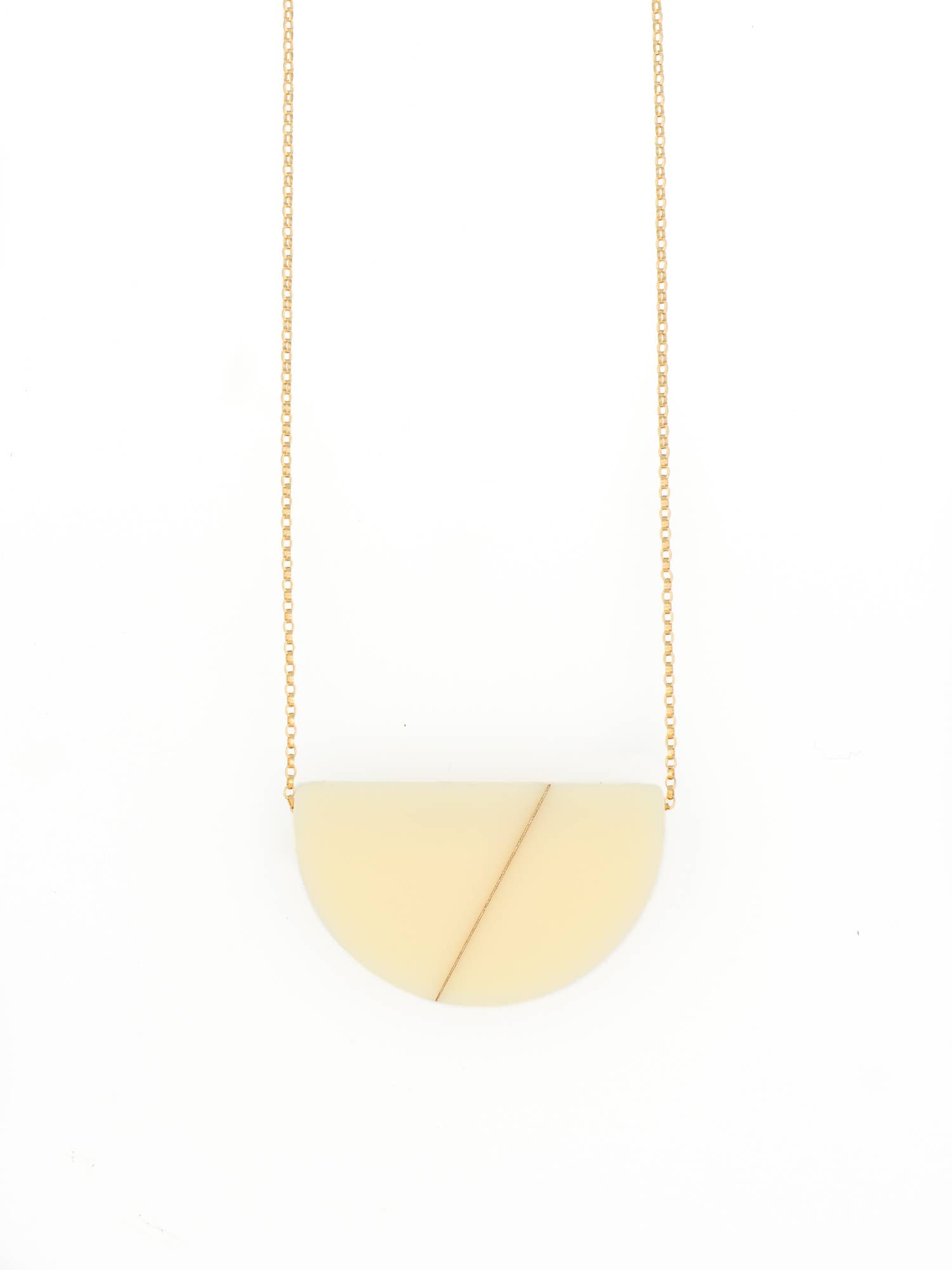 Bird of Virtue - Wholesale Pendant/Charm Necklace - Sofie · Minimalist Semicircle Necklace0