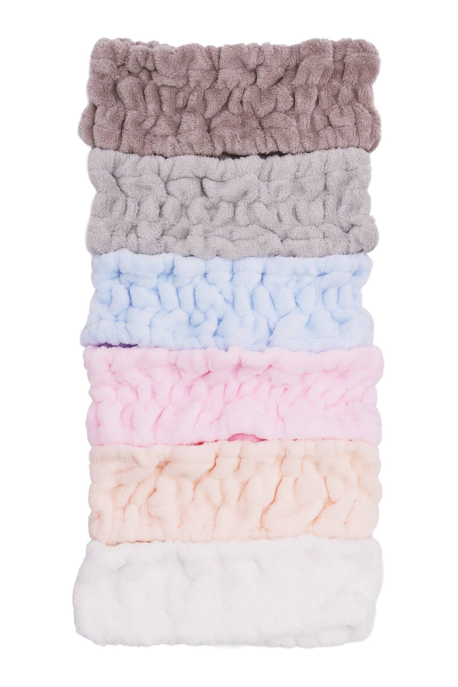ASSORTEREDE Bred Pastel Fleece Alsidig Spa Pandebånd for engroshandel på Faire1
