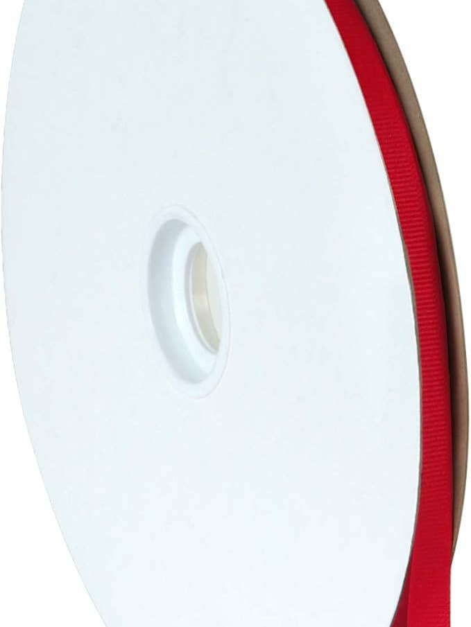 Grosgrain Red 3/8" x 100 Yards for wholesale by Berwick Offray Ribbon