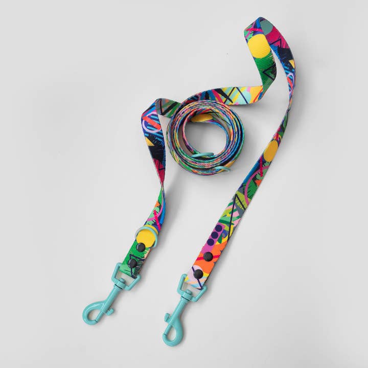 Kalejdogscope DUBBEL CLIP LEAD för wholesale av Mind the Fluff