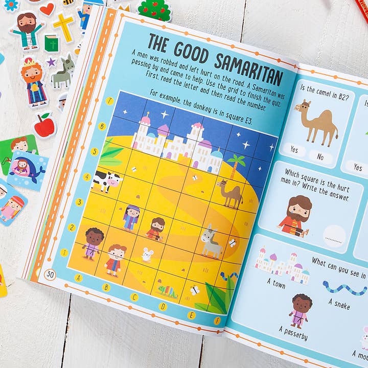 BroadStreet Publishing Group, LLC - Wholesale Book - Kids - My Bible Stories Activity Book (Blue)