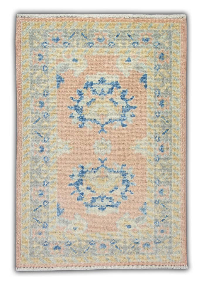 Turkish Oushak Rug 2'4" x 3'2" #5598 for wholesale by Turkish Rug