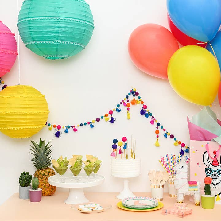 Coterie Party Supplies - Wholesale Party Sign/Banner - Pom Pom Banner1