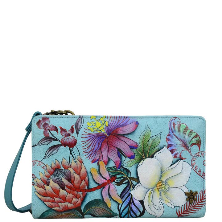 Portefeuille Organizer Crossbody - 1149 pour la vente par Anuschka & Vanya Lara (Canada)