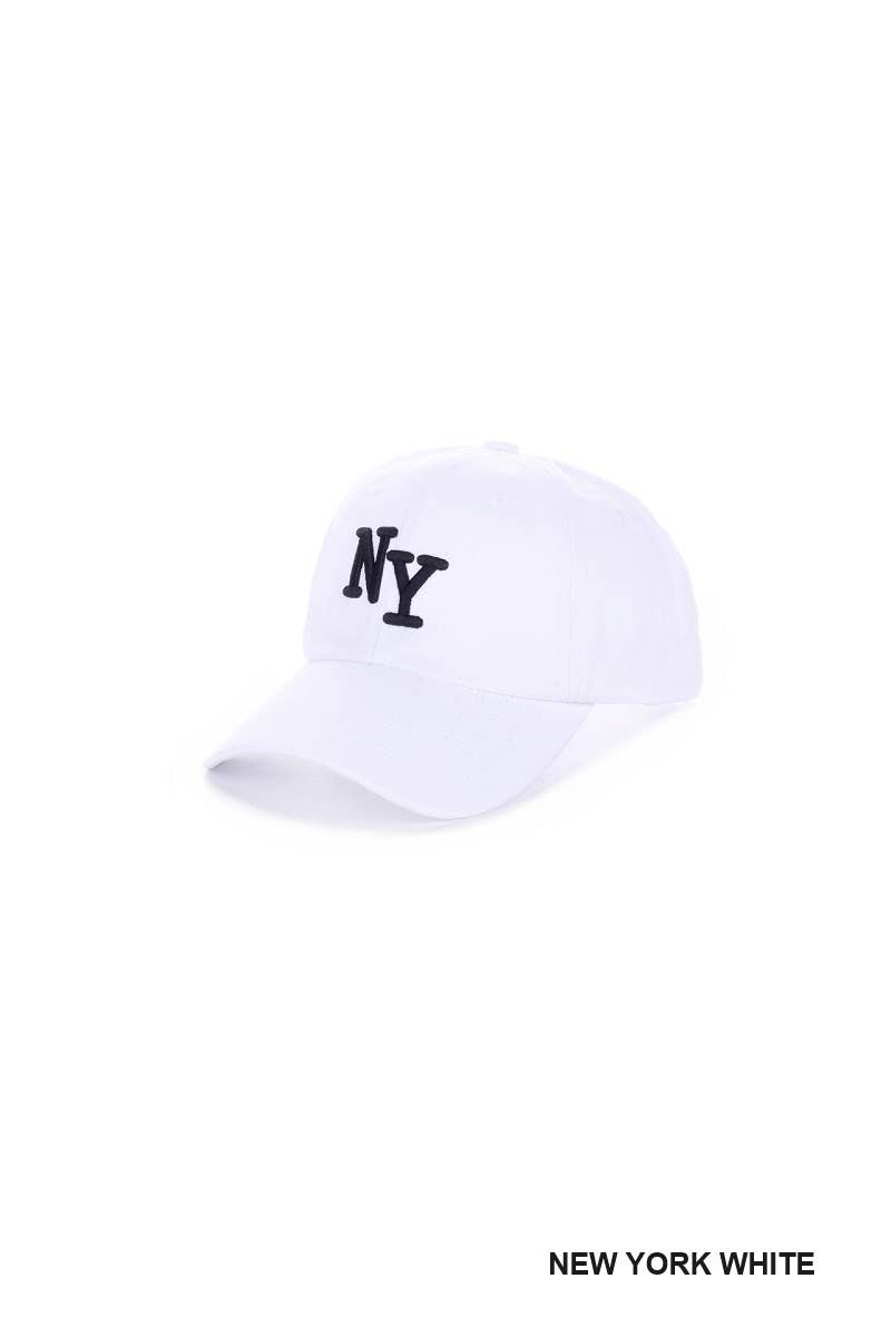 42POPS - Wholesale Baseball Cap - Women's - ,._ SI-26427 City Logo Embroidered Monogram Baseball Cap4