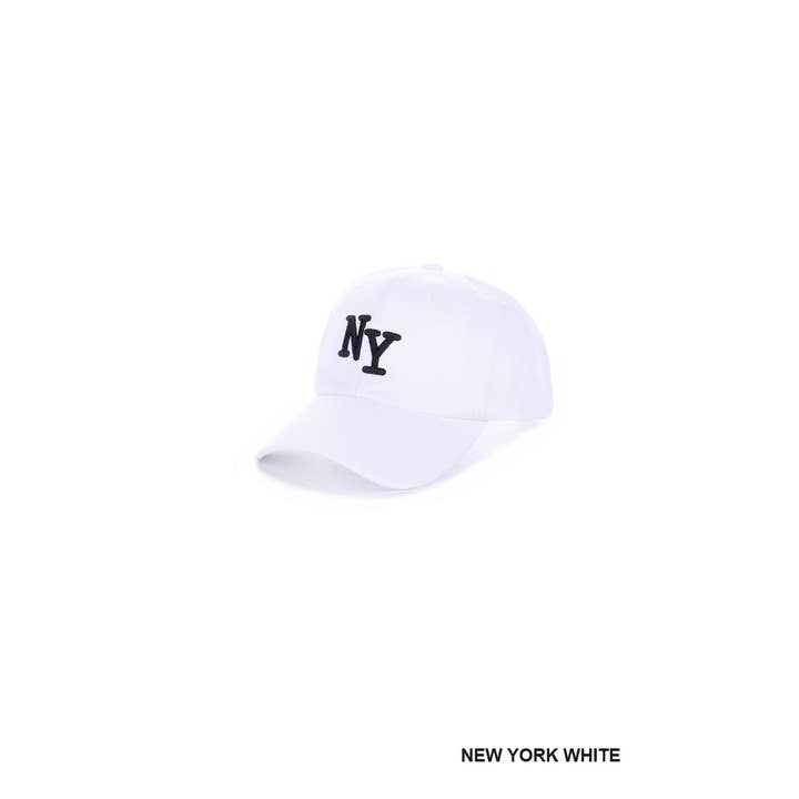 42POPS - Wholesale Baseball Cap - Women's - ,._ SI-26427 City Logo Embroidered Monogram Baseball Cap4