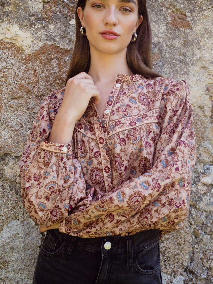 Sonmer Shop USA - Wholesale Blouse - Women's - Vanessa Blouse ocre