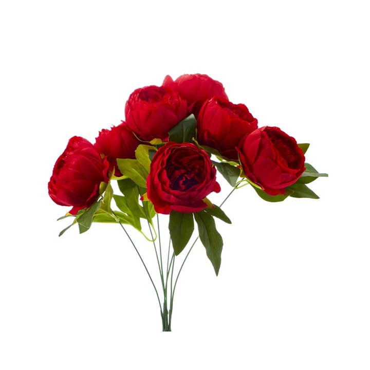 Artificial English Rose- Red for wholesale on Faire
