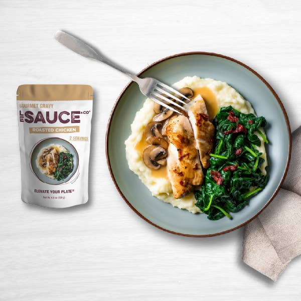 Le Sauce & Co. - Wholesale Sauce - Le Sauce & Co. 4 Serving Roasted Chicken Gourmet Gravy2