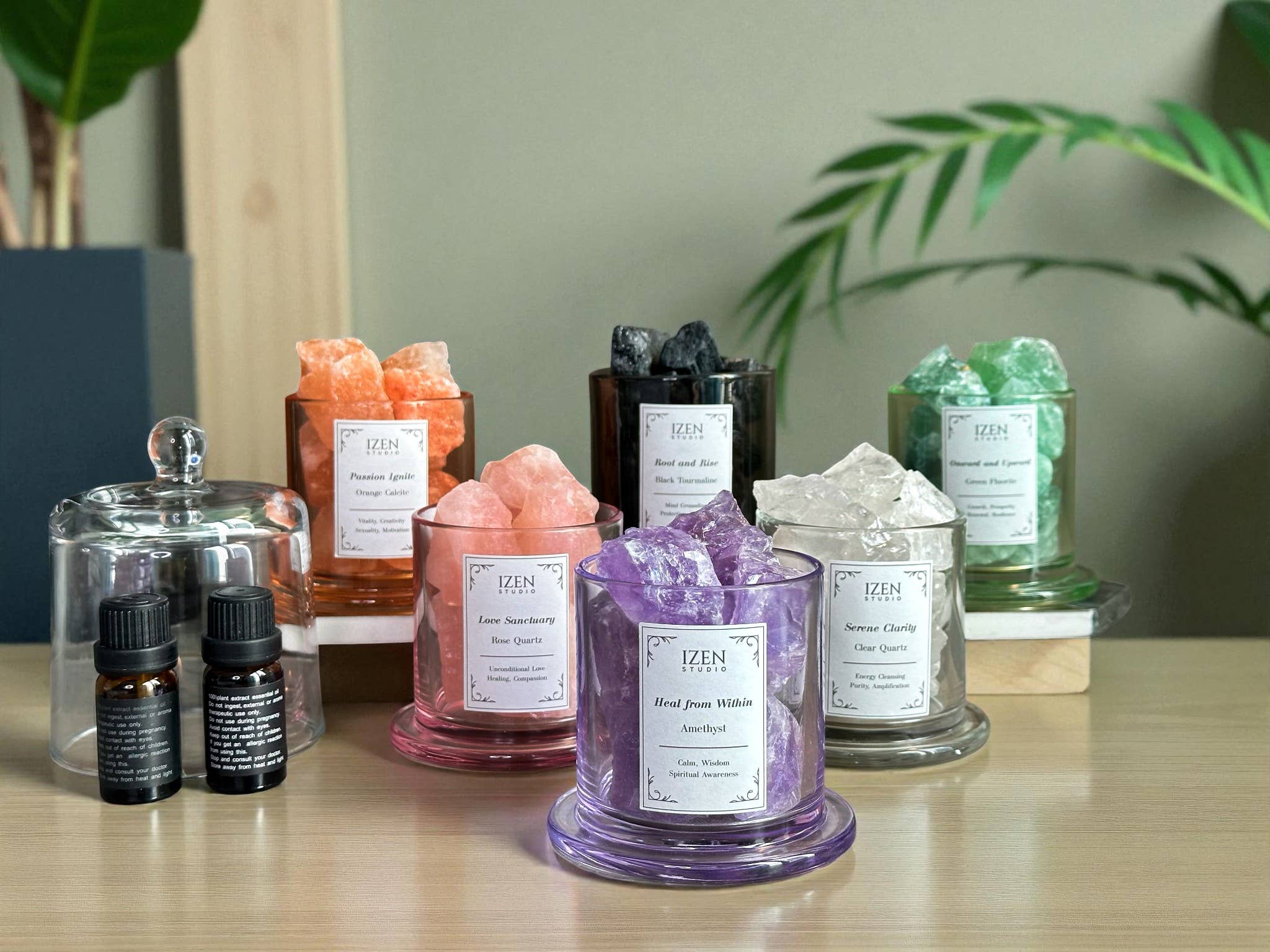 Orange Passion Ignite Crystal Essential Oil Diffuser  for wholesale on Faire2