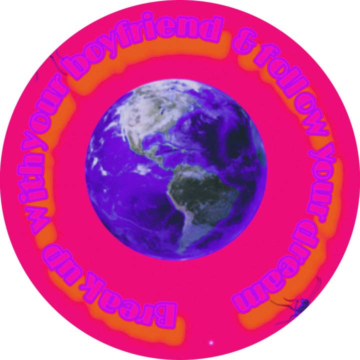 Reba Jam Art Shop – wholesale Klistermärke – Klistermärke fräcka motiverande citat Hot Pink