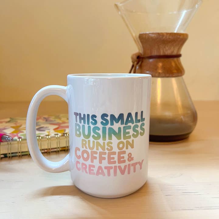 Palm Creative – wholesale Kaffekoppar – Denna småföretag drivs av kaffe & kreativitet mugg