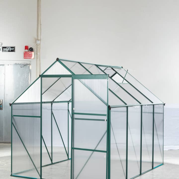 39F Inc. - Wholesale Outdoor Ornament/Decor - Walk-In Green-6 x 8 FT Outdoor Patio Greenhouse Sliding Door14