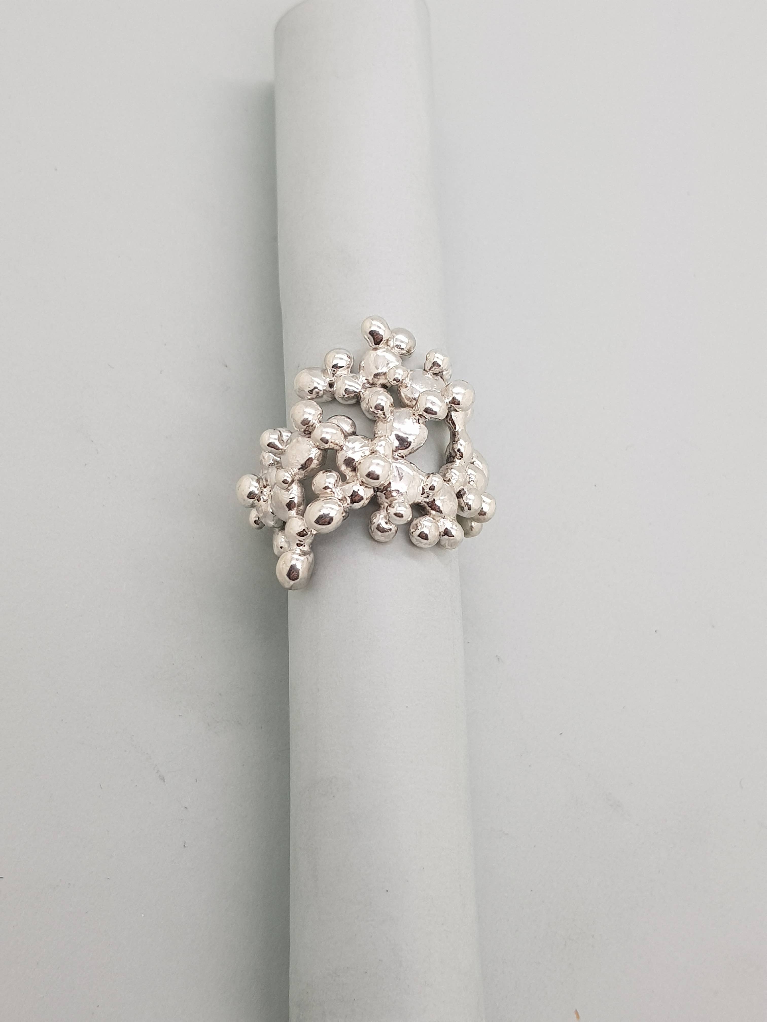 ALEGRIA B. - Wholesale Cocktail/Statement Ring - LARGE STERLING SILVER RING7